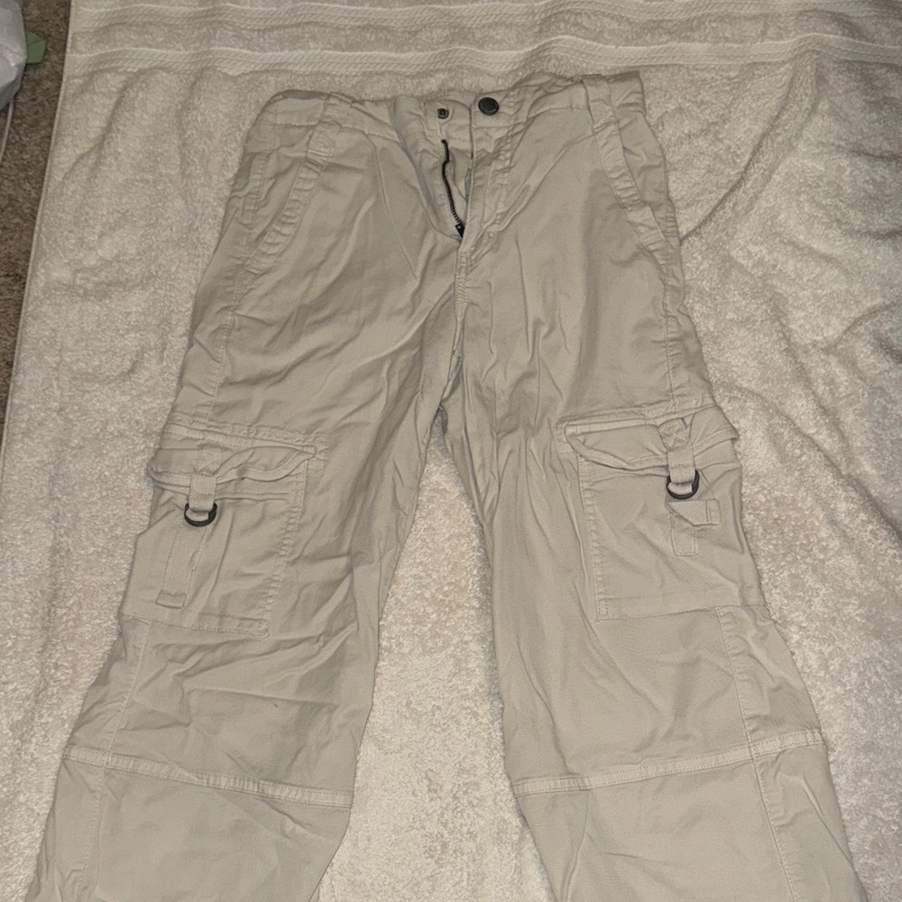 American Eagle Outfitters Women’s Beige Cargo Pants